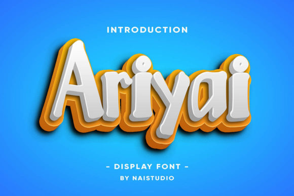 Ariyai: A Joyful Display Font for Creative Marketers