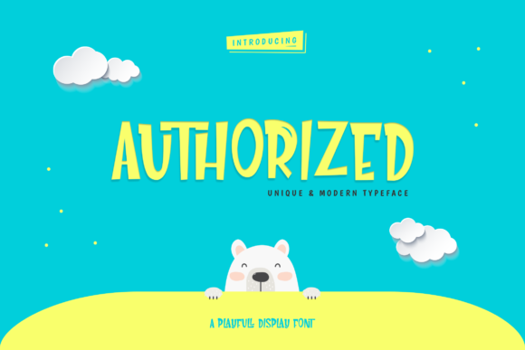 Authorized: A Modern Display Font for Editorial Design