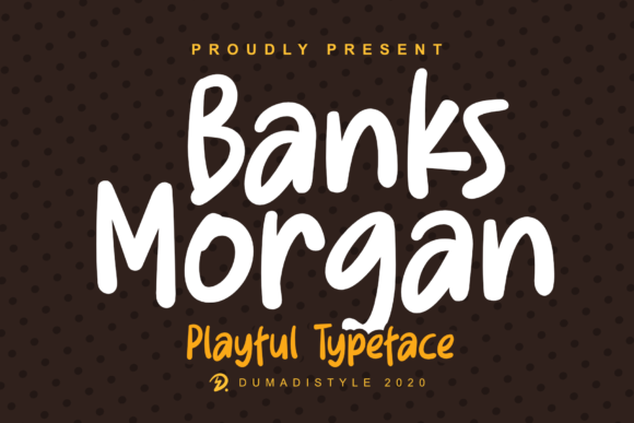 Banks Morgan: A Joyful Display Font for Creative Designs