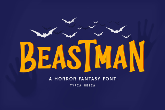 Beastman: A Playful Display Font for Engaging Editorial Designs