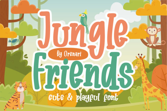 Boost Your Campaign with Jungle Friends Font