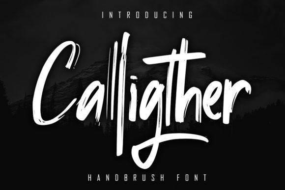 Calligther: A Bold Display Font for Eye-Catching Brand Content