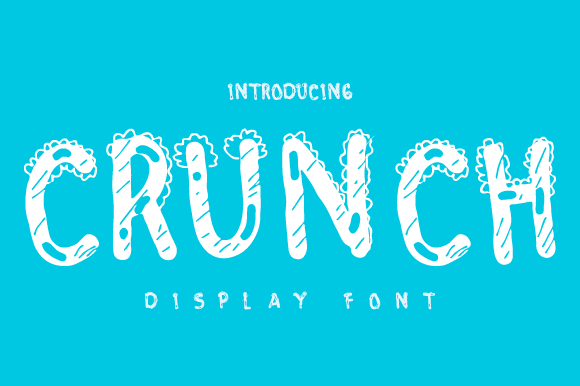 Crunch: A Bold and Playful Display Font