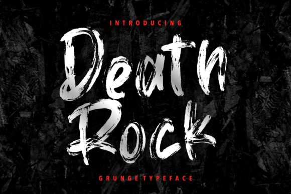 Death Rock: A Unique Display Font for Bold Web Designs