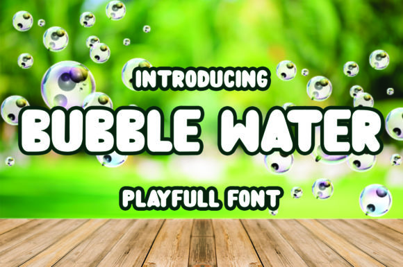 Enhance Your Brand with Bubble Water Font