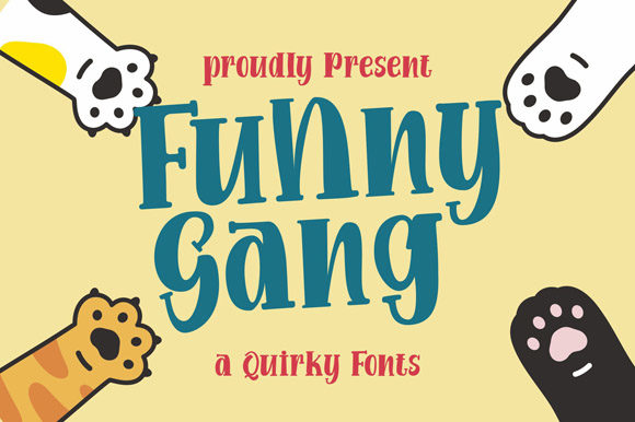 Enhance Your Campaign with Funny Gang, the Playful Display Font