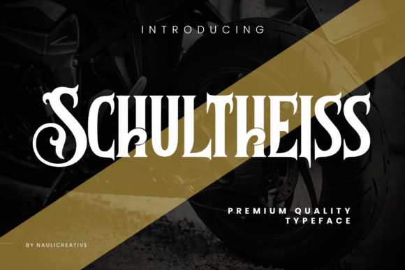 Enhance Your Editorial Design with Schultheiss Font