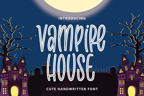 Enhance Your Web Design with the Bold Vampire House Font