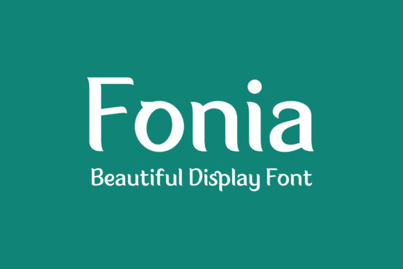 Fonia: A Simple and Neat Display Font for Editorial Design