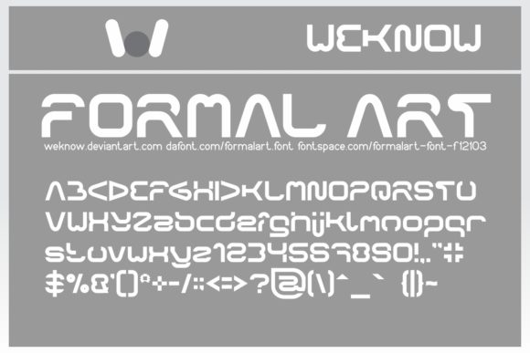Formal Art: A Display Font for Eye-Catching Campaigns