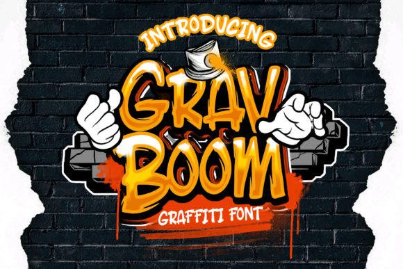 Grav Boom: A Unique Display Font for Creative Campaigns