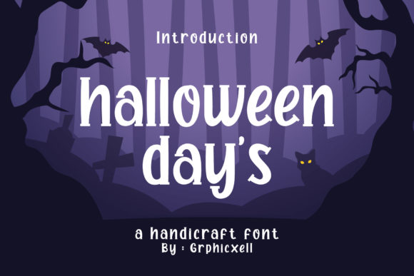 Halloween Day s: A Spooky and Stylish Typeface
