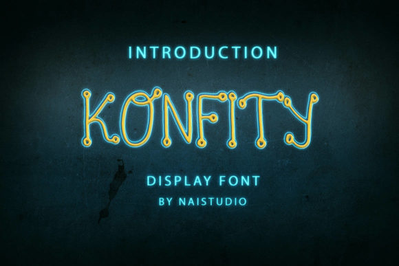 Konfity: A Unique Display Font for Creative Web Design