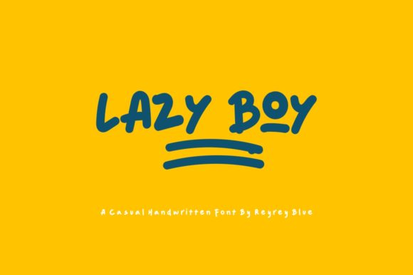 Lazy Boy: A Bold and Clean Display Font for Creative Projects