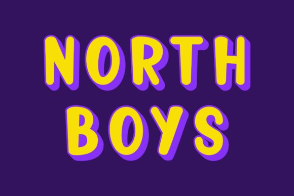 North Boys: A Bold and Versatile Display Font