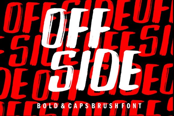 Off Side: A Bold and Chunky Display Font for Editorial Impact