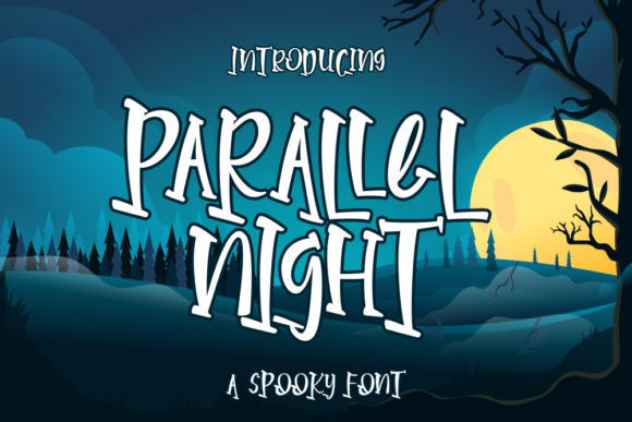 Parallel Night: A Charming Display Font for Crafters