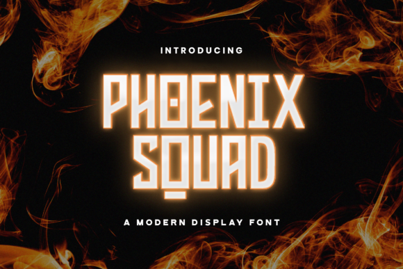 Phoenix Squad: A Bold and Modern Display Font