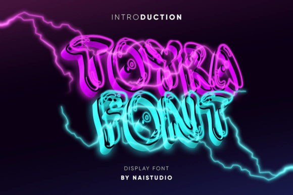 Toyra: A Playful Display Font for Creative Branding