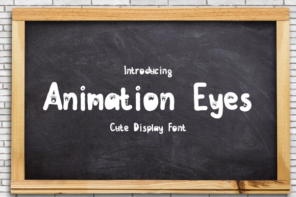 Transform Your Brand with Animation Eyes Font