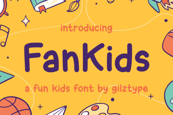 Unleash Creativity with FanKids: A Dazzling Display Font