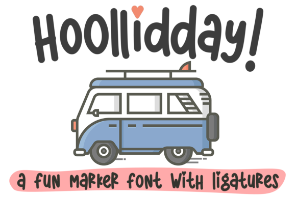 Unleash Creativity with Hoollidday, a Charming Display Font