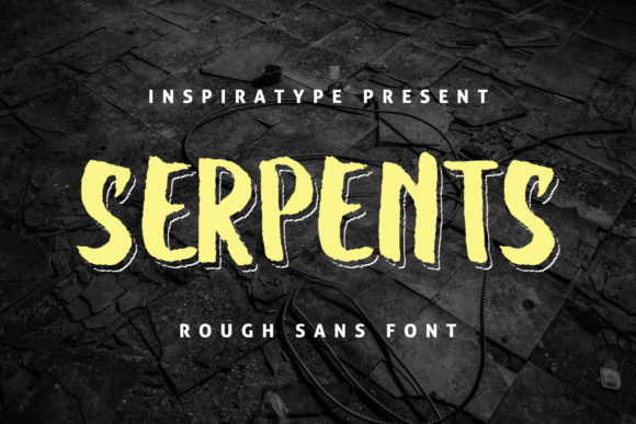 Unleash Creativity with Serpents: A Standout Display Font