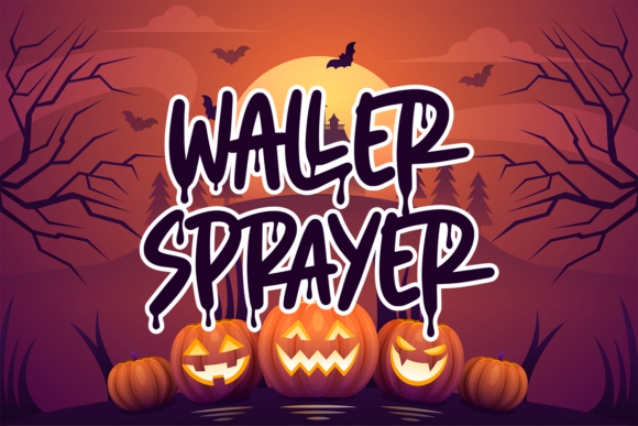 Waller Sprayer: A Bold and Expressive Display Font