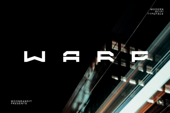 Warp: A Modern Display Font for Creative Branding